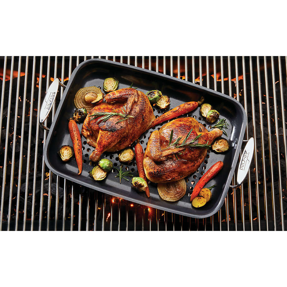 All-Clad Outdoor Nonstick Cookware, Roaster & Fry Pan on Food52