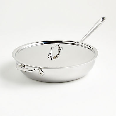 View All-Clad ® d3 Stainless 4-Qt. Weeknight Pan with Lid details