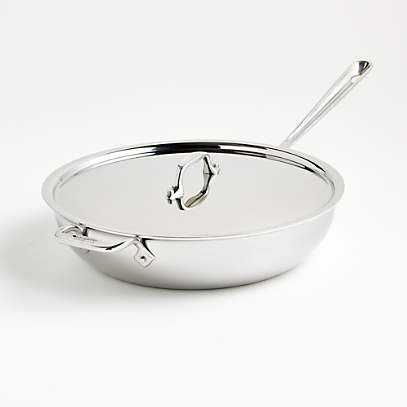 All-Clad d3 Stainless 4-Qt. Weeknight Pan with Lid + Reviews