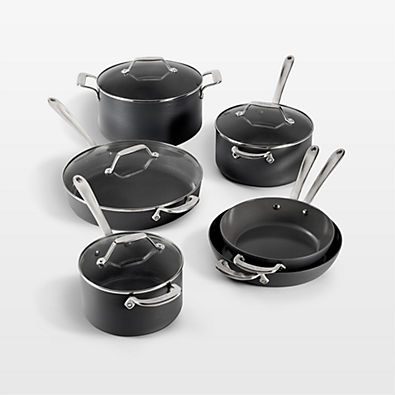 View All-Clad ® HA1 Ceramic Non-Stick 10-Piece Cookware Set details