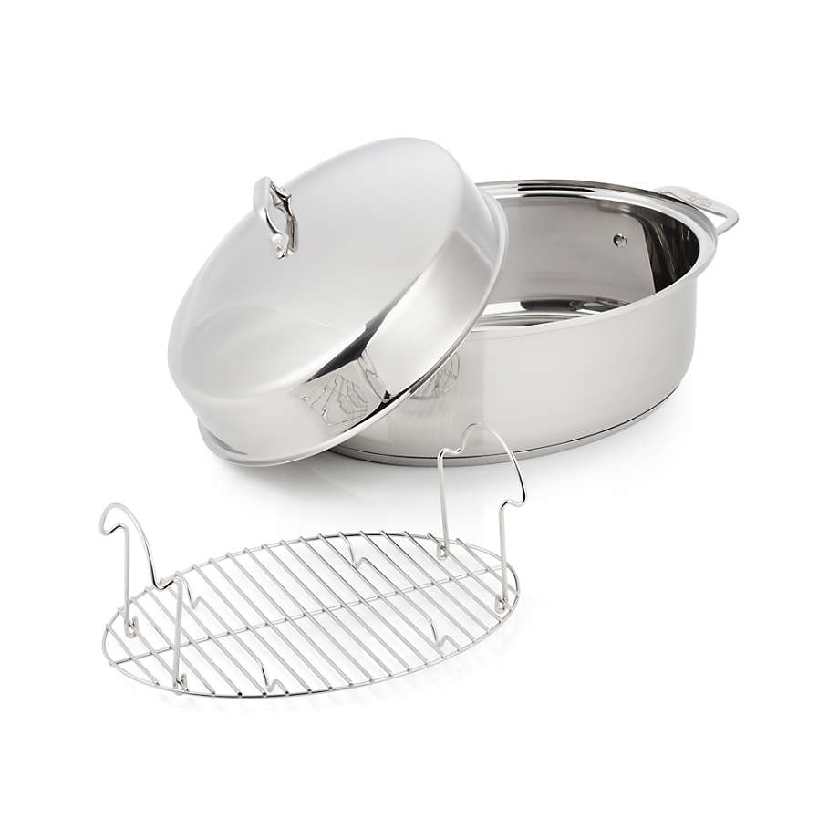 All clad 2025 oval roasting pan