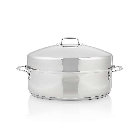 All-Clad ® Covered Oval 19.5" Roaster with Rack