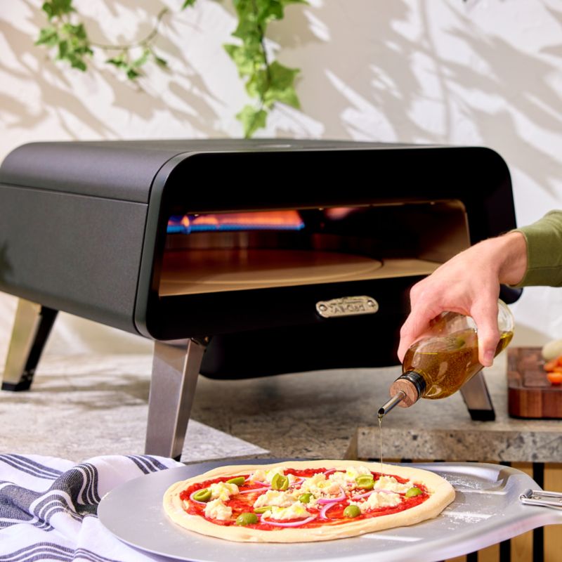 All-Clad ® 16" Outdoor Rotating Stone Gas Pizza Oven - image 2 of 8