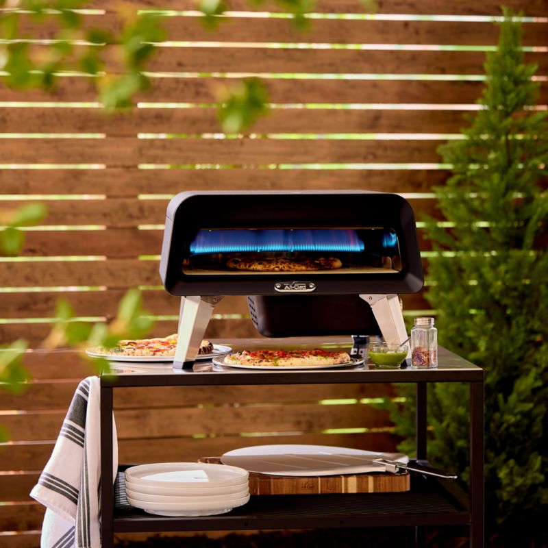 All-Clad ® 16" Outdoor Rotating Stone Gas Pizza Oven - image 3 of 8