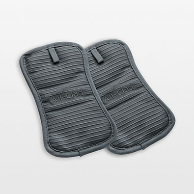 View All-Clad ® Pewter Pot Holders, Set of 2 details