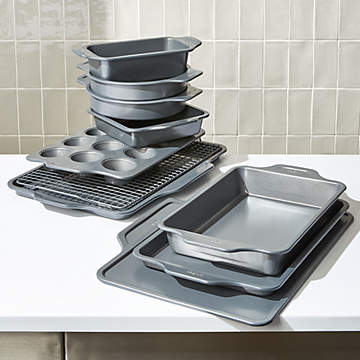 Calphalon 6 PC Nonstick Bakeware Set with Cookie Sheets, Silver (Open Box)  in 2023