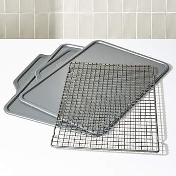 3-Piece Natural Aluminum Baking Pan Set by Nordic Ware - HapyDeals