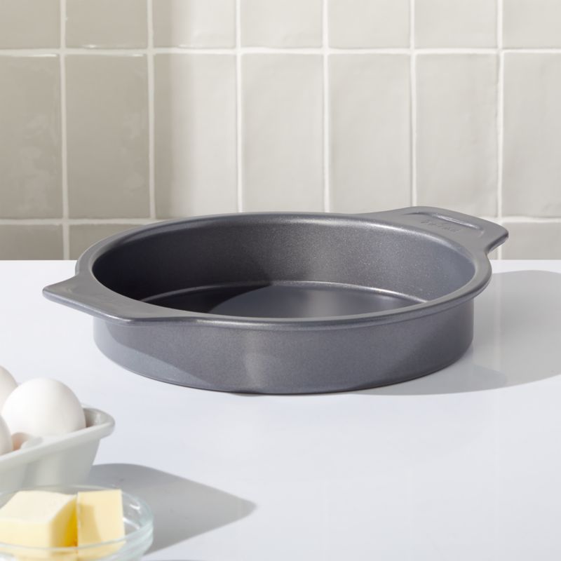 AllClad ProRelease 9" Round Baking Pan + Reviews Crate & Barrel