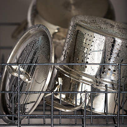 Crate & Barrel EvenCook Core 6 Qt Stainless Steel Stockpot +