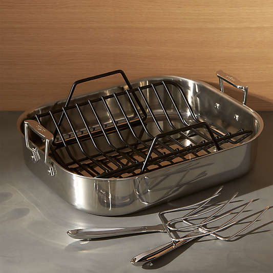 All-Clad ® Stainless Roaster Set