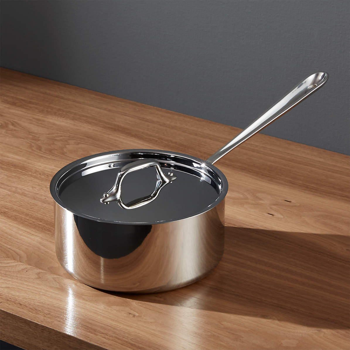 All-Clad All-Clad D5 Stainless Steel Lid for D5 3 quart and 4 quart saucepan. 