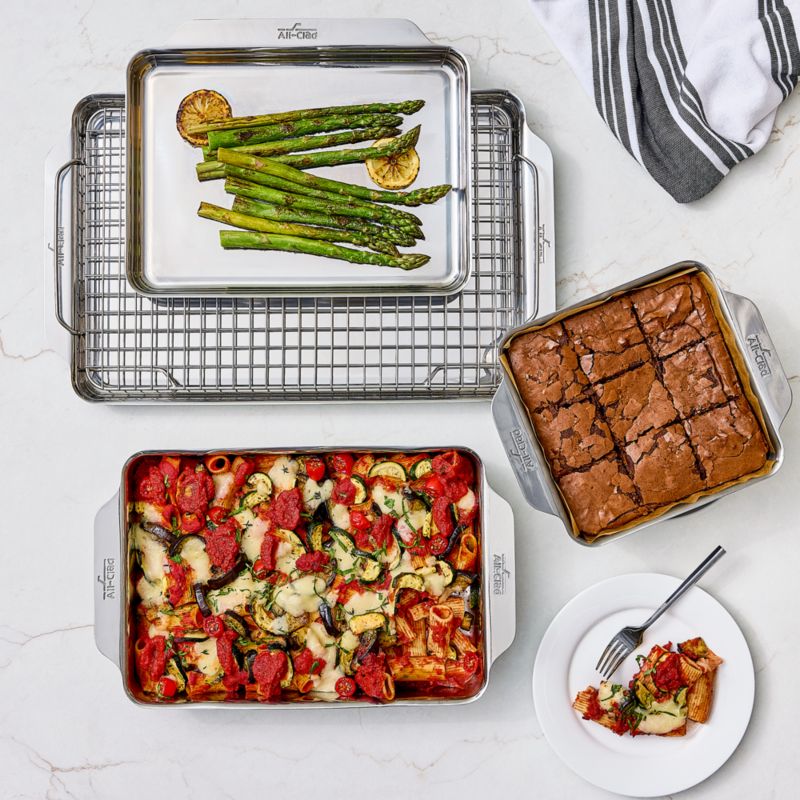 All Clad Stainless Steel 5-Piece Baking Set - image 1 of 7