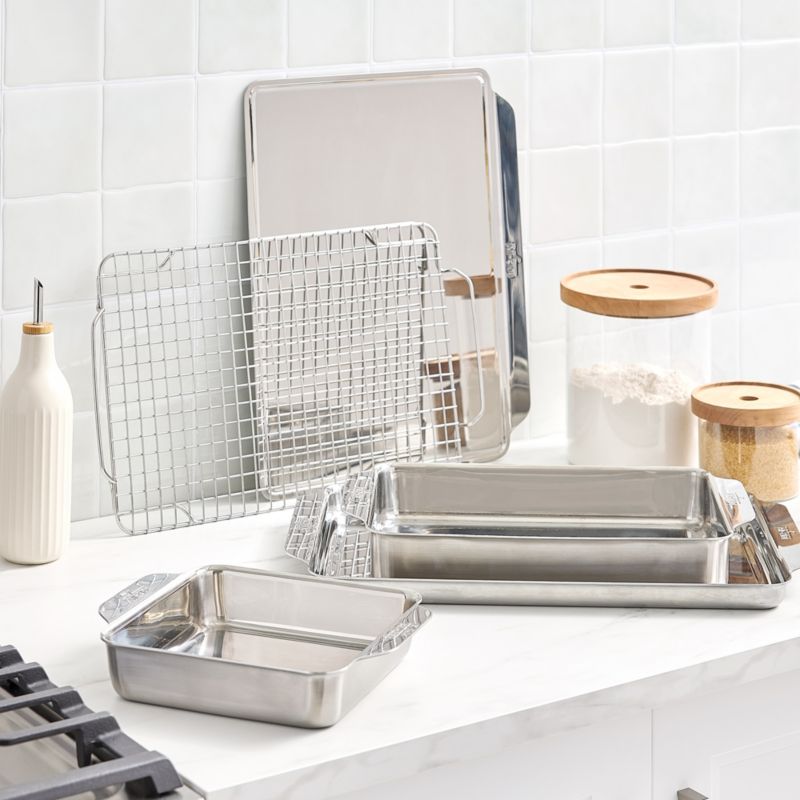 All Clad Stainless Steel 5-Piece Baking Set - image 2 of 7