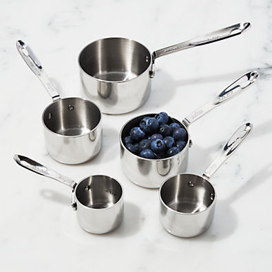 View All-Clad ® Stainless Steel Measuring Cups, Set of 5 details