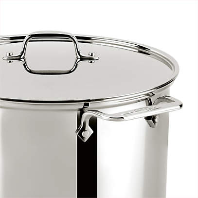 All-Clad Stainless Steel 12 Qt. Covered Multi Pot with Pasta & Steamer  Inserts - Macy's