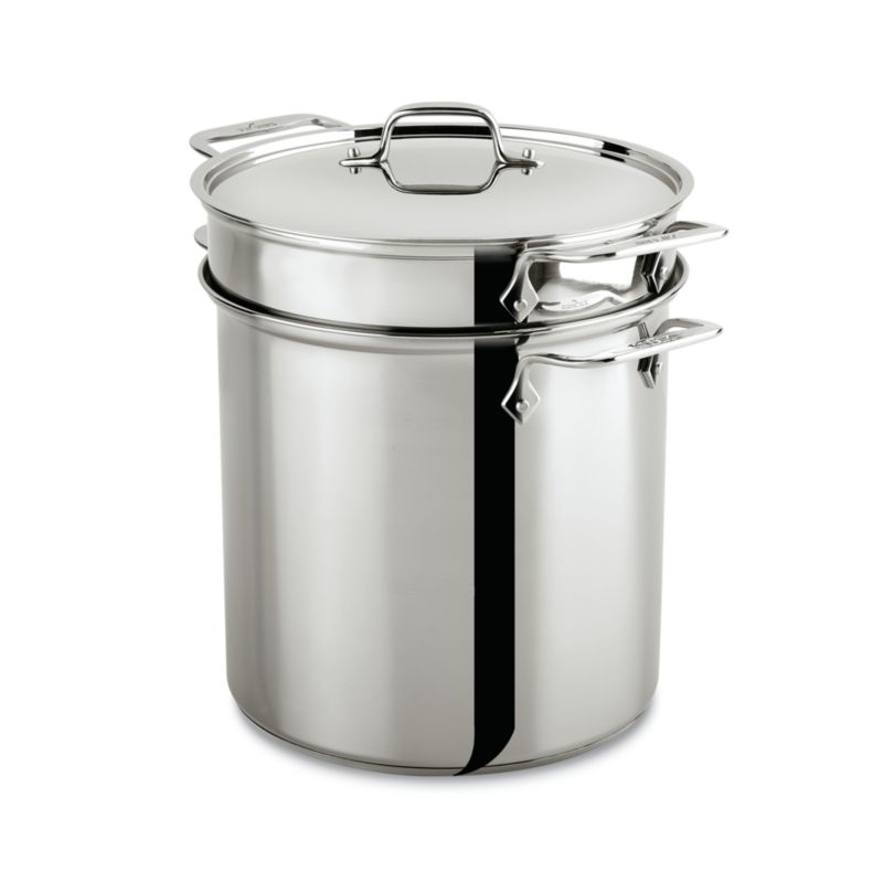 All-Clad 8-Qt. Stainless Steel Multipot with Perforated Insert and ...