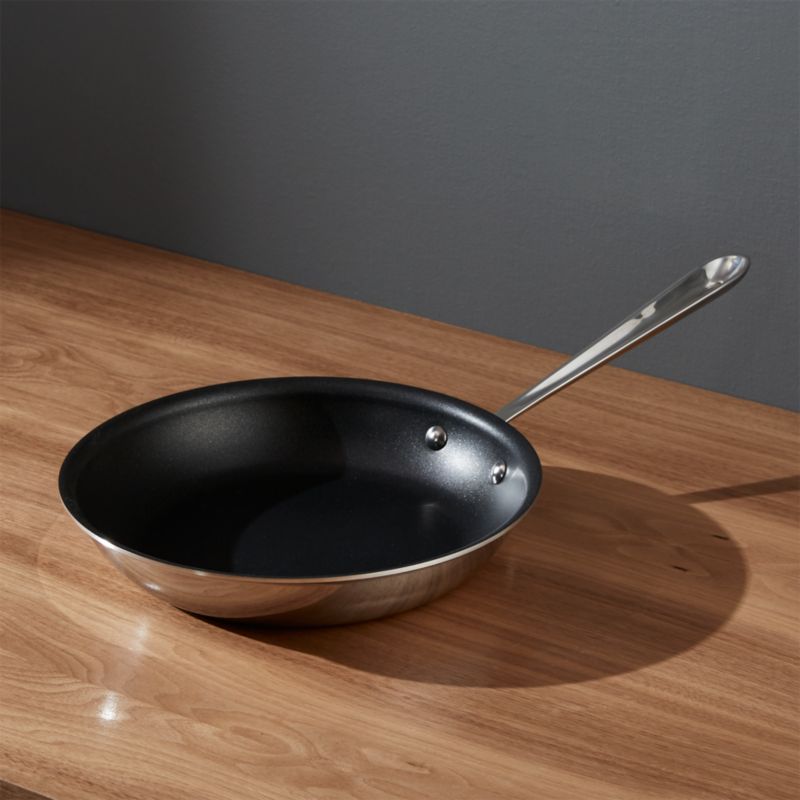 All-Clad D3® Stainless Steel Frying Pan with Lid & Reviews