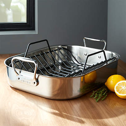 All-Clad Stainless Steel Roasting Pan + Reviews