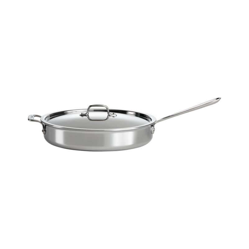 All-Clad ® d3 Stainless 6 qt. Sauté Pan with Lid