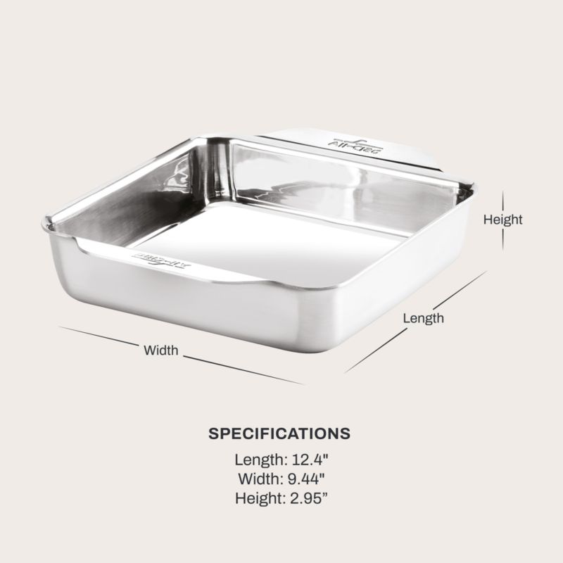 All-Clad Stainless Steel 8"x8" Square Baking Dish - image 4 of 5