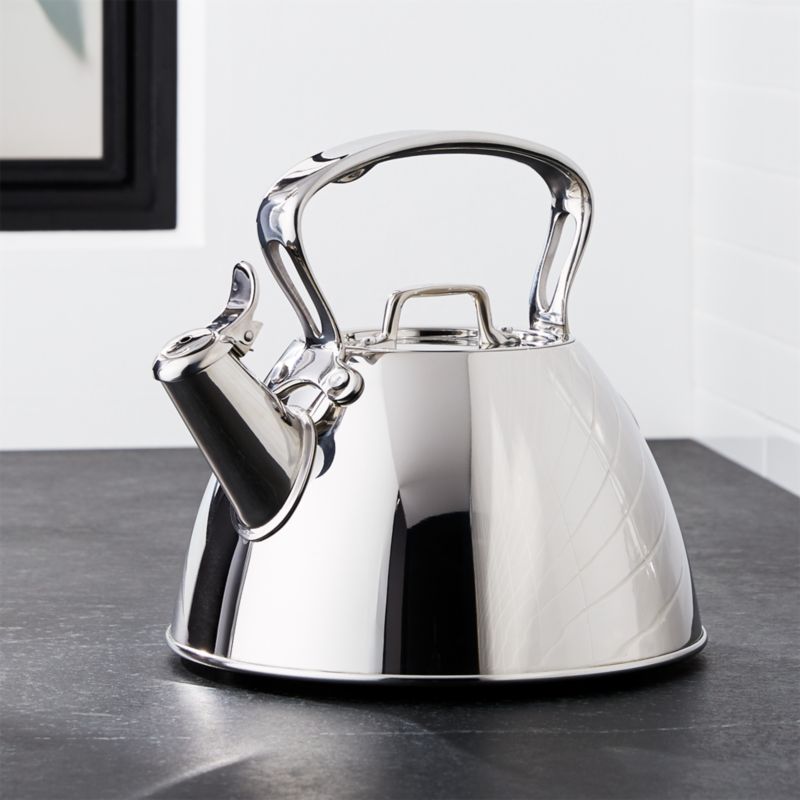 All Clad 2 Quart Stainless Steel Tea Kettle