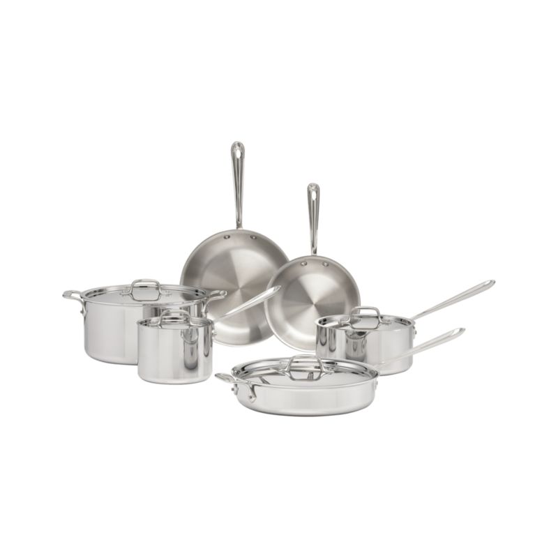 All-Clad ® Stainless 10-Piece Cookware Set - image 0 of 12