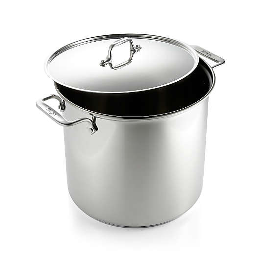 All-Clad © Stainless Steel 16-Qt. Stockpot with Lid