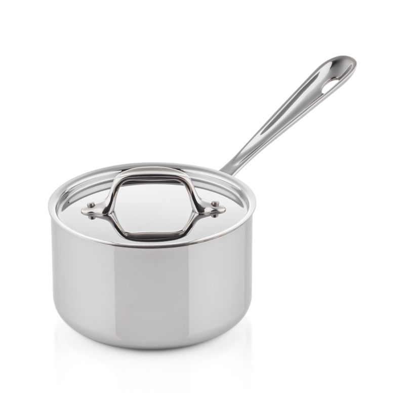 All-Clad ® d3 Stainless Steel 1.5-Qt. Saucepan with Lid - image 3 of 4