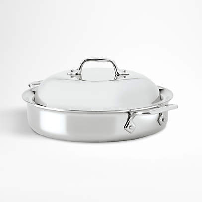 Grand Gourmet Stainless Steel Stock Pot with Glass Lid, 12 Quart