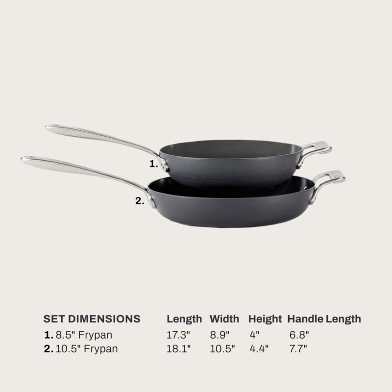 All-Clad ® HA1 Ceramic Non-Stick 8.5" and 10.5" Fry Pan Set - image 7 of 8
