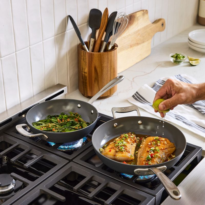 All-Clad ® HA1 Ceramic Non-Stick 8.5" and 10.5" Fry Pan Set - image 5 of 8