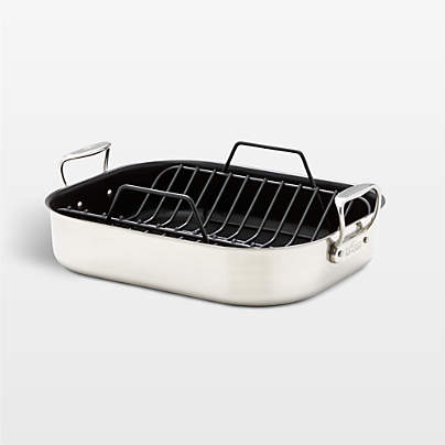 All-Clad ® Large 16" Non-Stick Roasting Pan with Rack