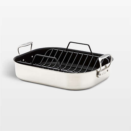 All-Clad ® Large 16" Non-Stick Roasting Pan with Rack