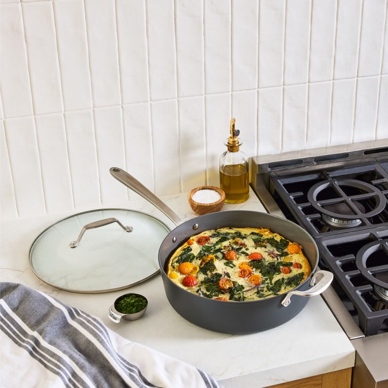 All-Clad ® HA1 Ceramic Non-Stick 6-Qt. Saute with Lid - image 2 of 6
