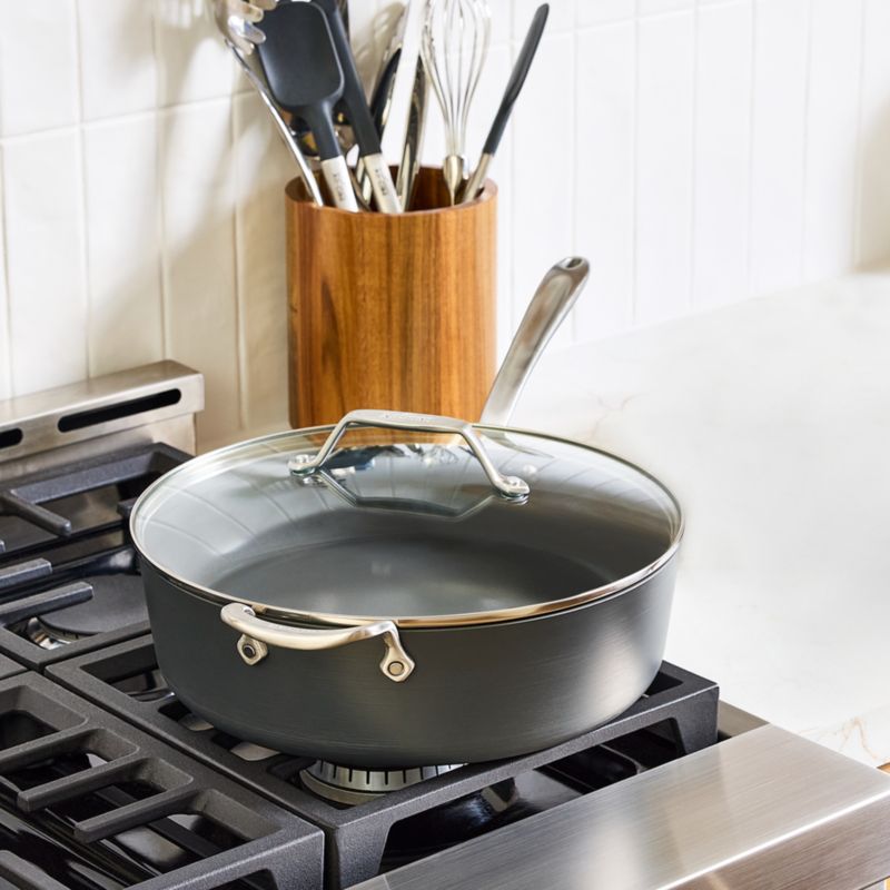 All-Clad ® HA1 Ceramic Non-Stick 6-Qt. Saute with Lid - image 3 of 6