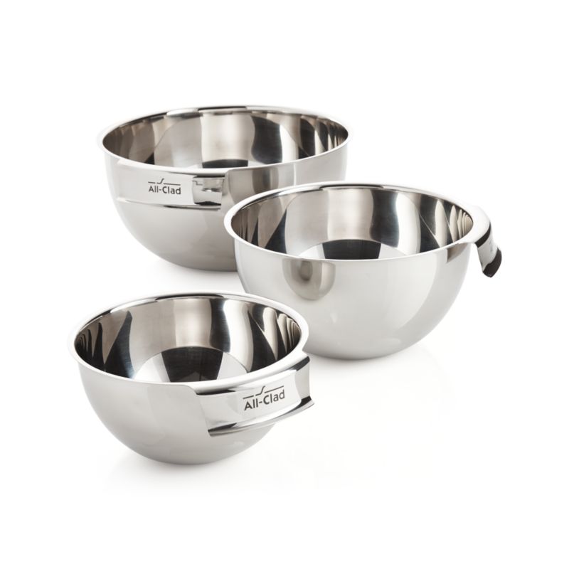 All-Clad ® Stainless Steel Bowl, Set of 3 - image 2 of 3