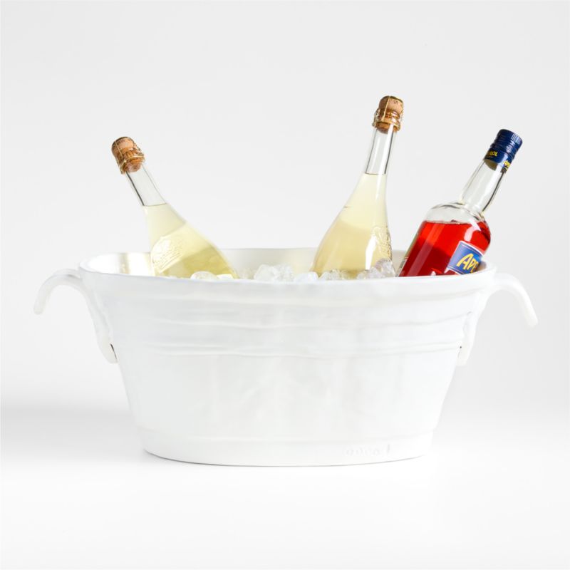 Sorrento White Beverage Tub - image 0 of 2