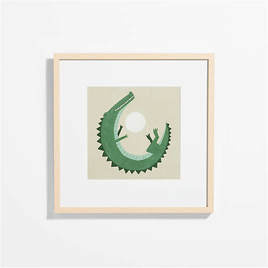 Alligator Framed Wall Art Print