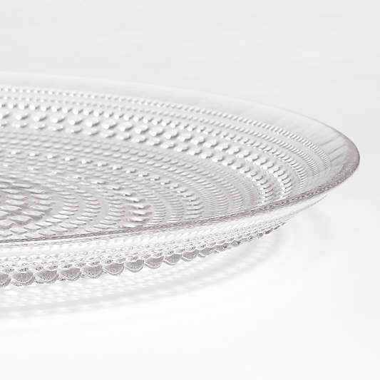 Alma Clear Dinner Plates, Set of 4