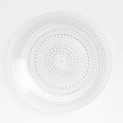 Alma Clear Dinner Plates, Set of 4