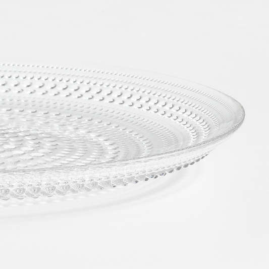 Alma Clear Glass Salad Plates, Set of 4