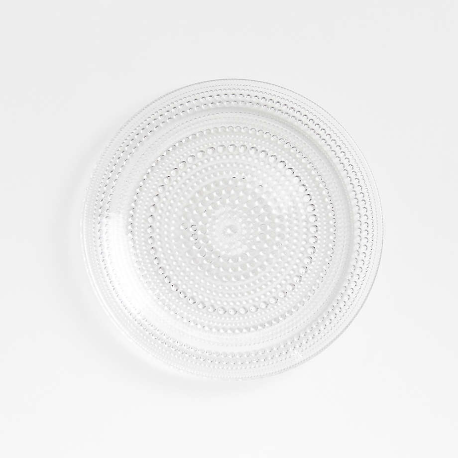 Alma Clear Glass Salad Plates, Set of 4 Crate & Barrel