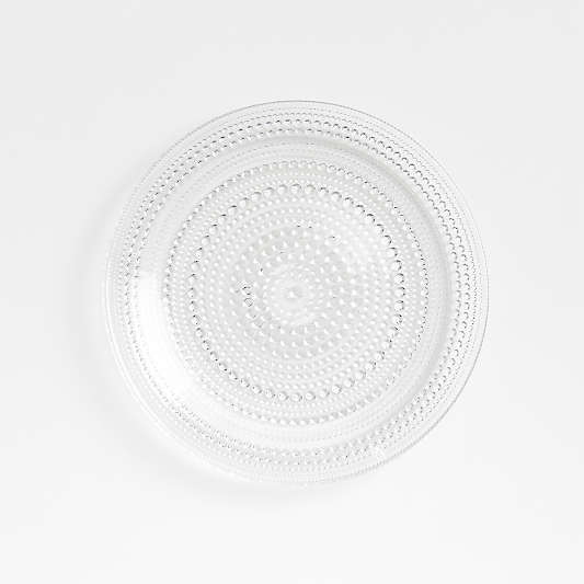 Alma Clear Glass Salad Plates, Set of 4