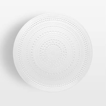 Alma Clear Glass Charger Plates, Set of 4