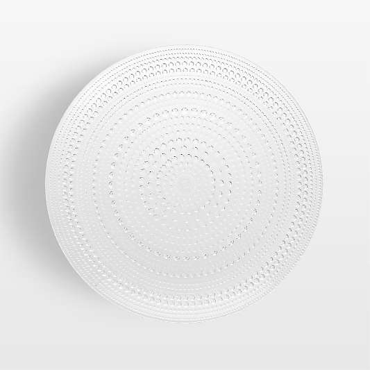Alma Clear Glass Charger Plates, Set of 4