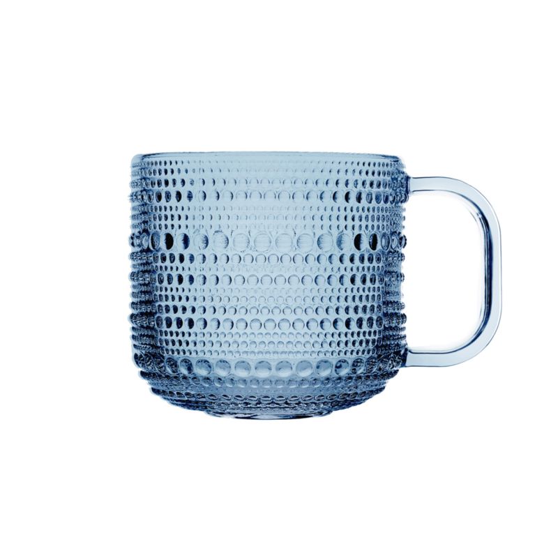 Alma 13.5-oz. Cornflower Glass Mugs, Set of 6 - image 2 of 4