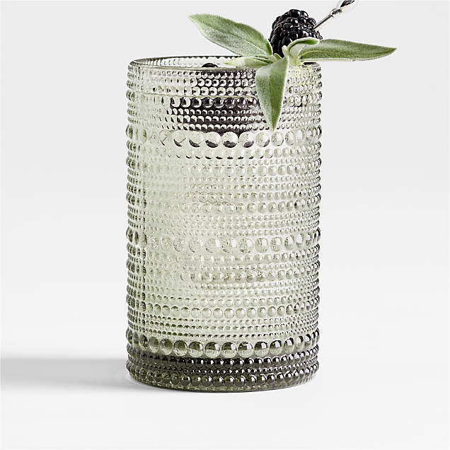 Fluted Acrylic Highball Glass + Reviews Crate & Barrel