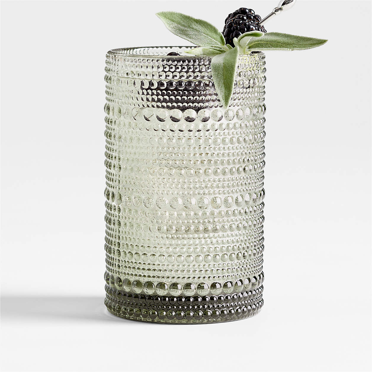 Alma Grey Highball and Double OldFashioned Glass Crate & Barrel Canada