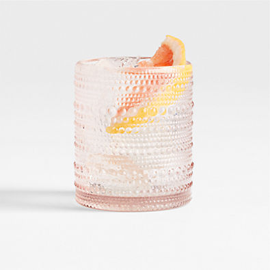 View Alma 10-Oz. Pink Double Old-Fashioned Glass details