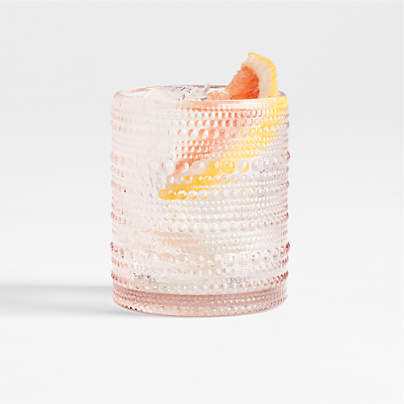 Alma 10-Oz. Pink Double Old-Fashioned Glass